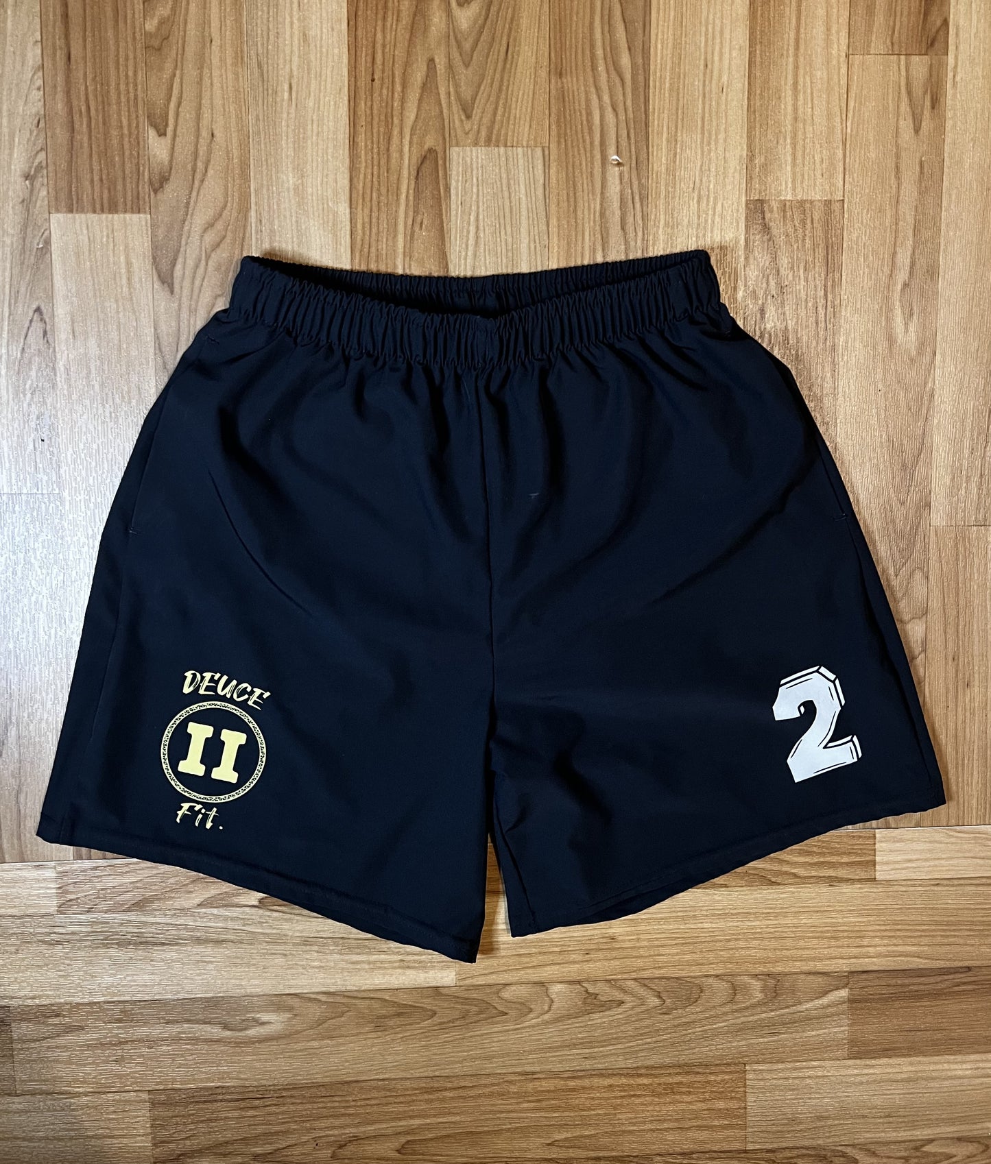 2Fit Black Athletic Shorts