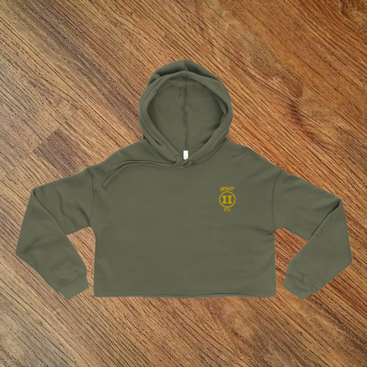 Deuce Fit Womens Crop Hoodie