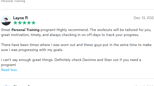 Client review 2