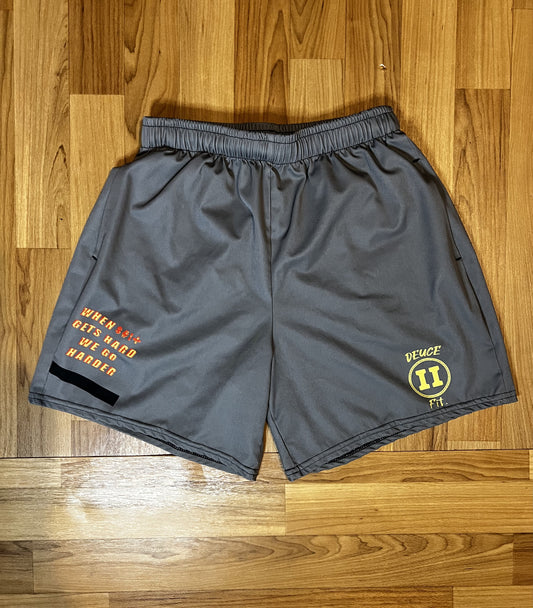 2Fit Grey Athletic Shorts